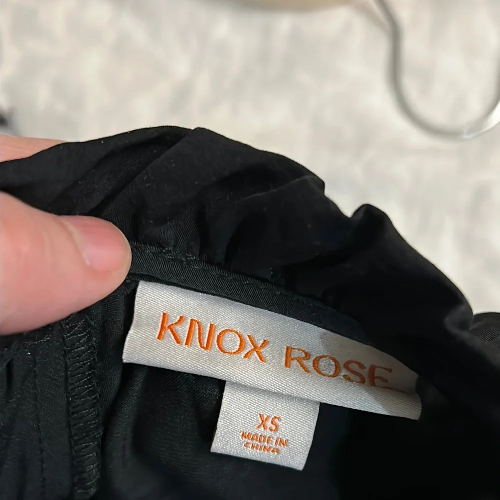Knox Rose Kids Black Bottoms XS Oversized - Picture 2 of 7